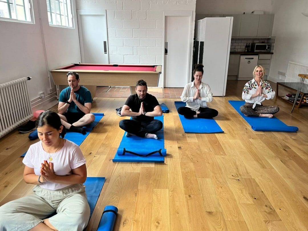 Office massage, Yoga Instructor and corporate wellbeing days in London