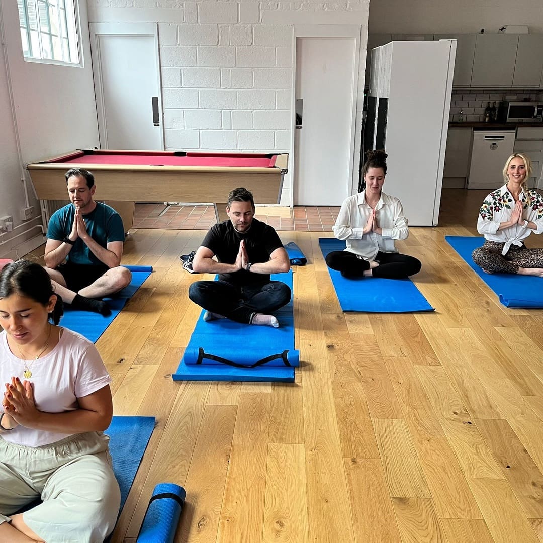 Office massage, Yoga Instructor and corporate wellbeing days in Birmingham, Manchester, London