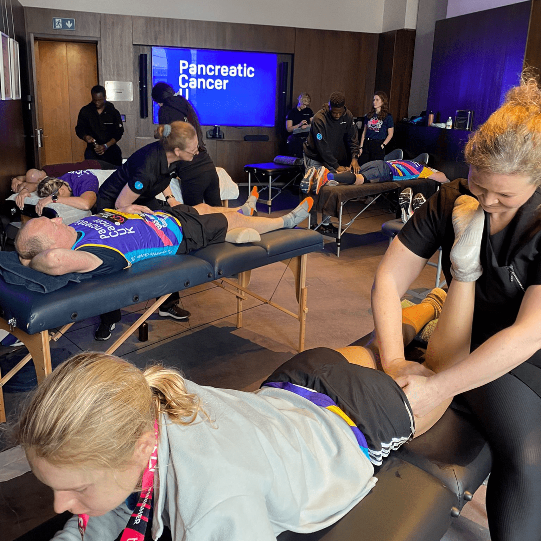 event massage services at the london marathon event in london