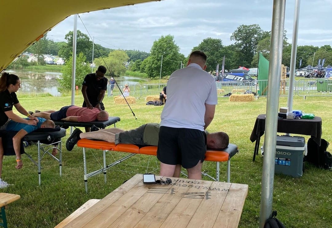 Festival and Backstage Massage in Birmingham