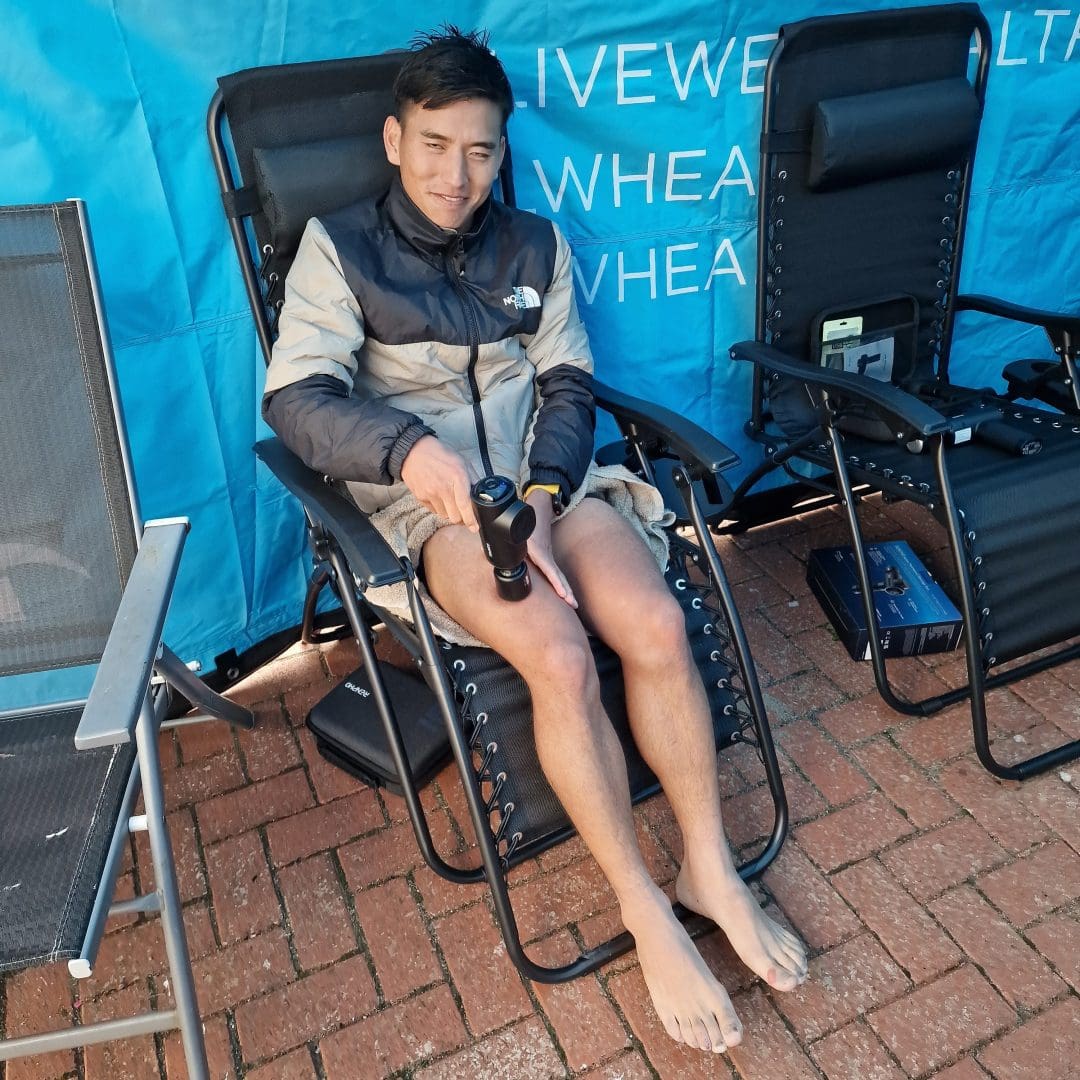 theragun therapy through the livewell recovery hub