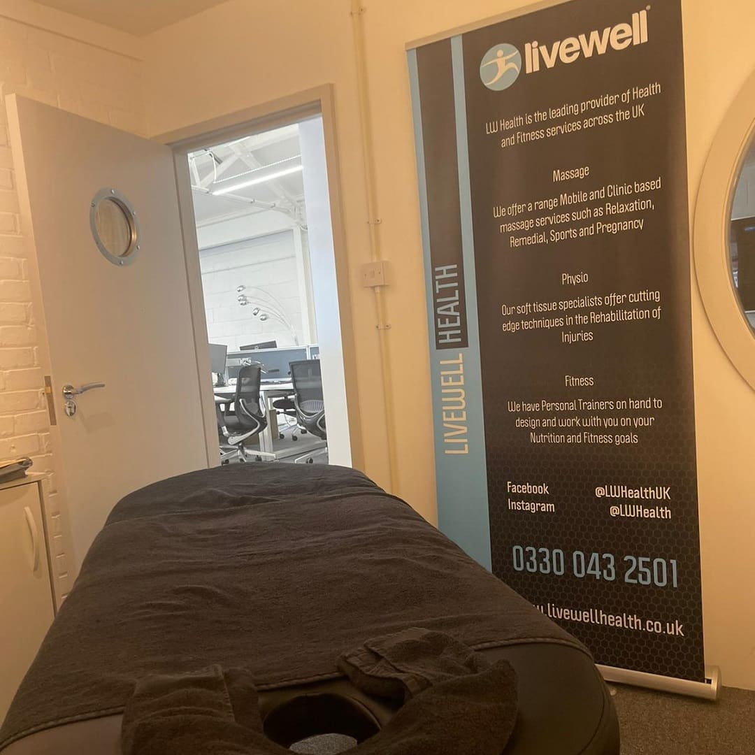 on-site massage for an employee wellness day and corporate wellbeing day in birmingham, manchester and london