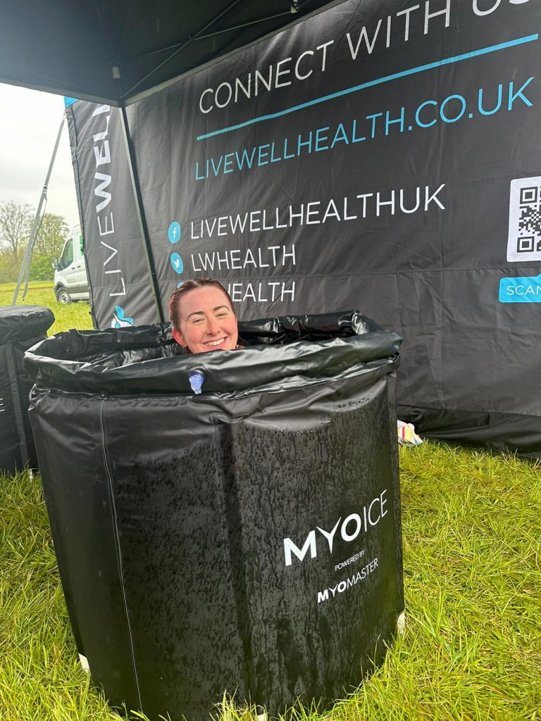 A wolf runner experiencing the cold plunge pods