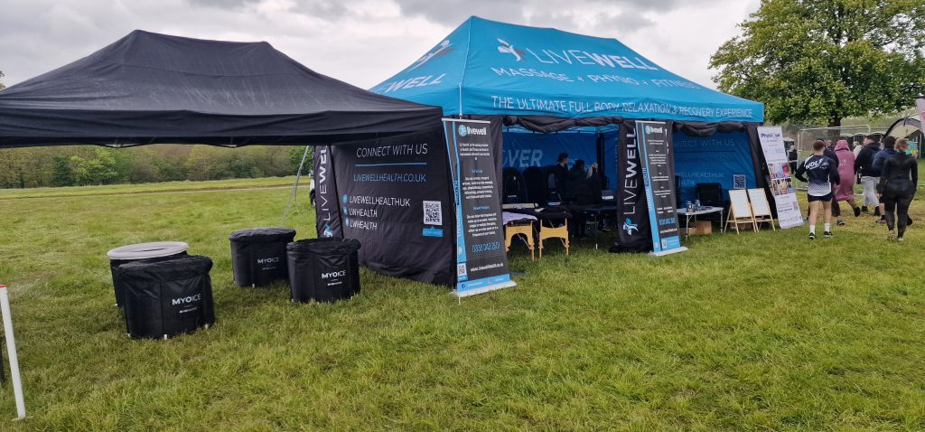 The Livewell recovery hub all set up and ready to go