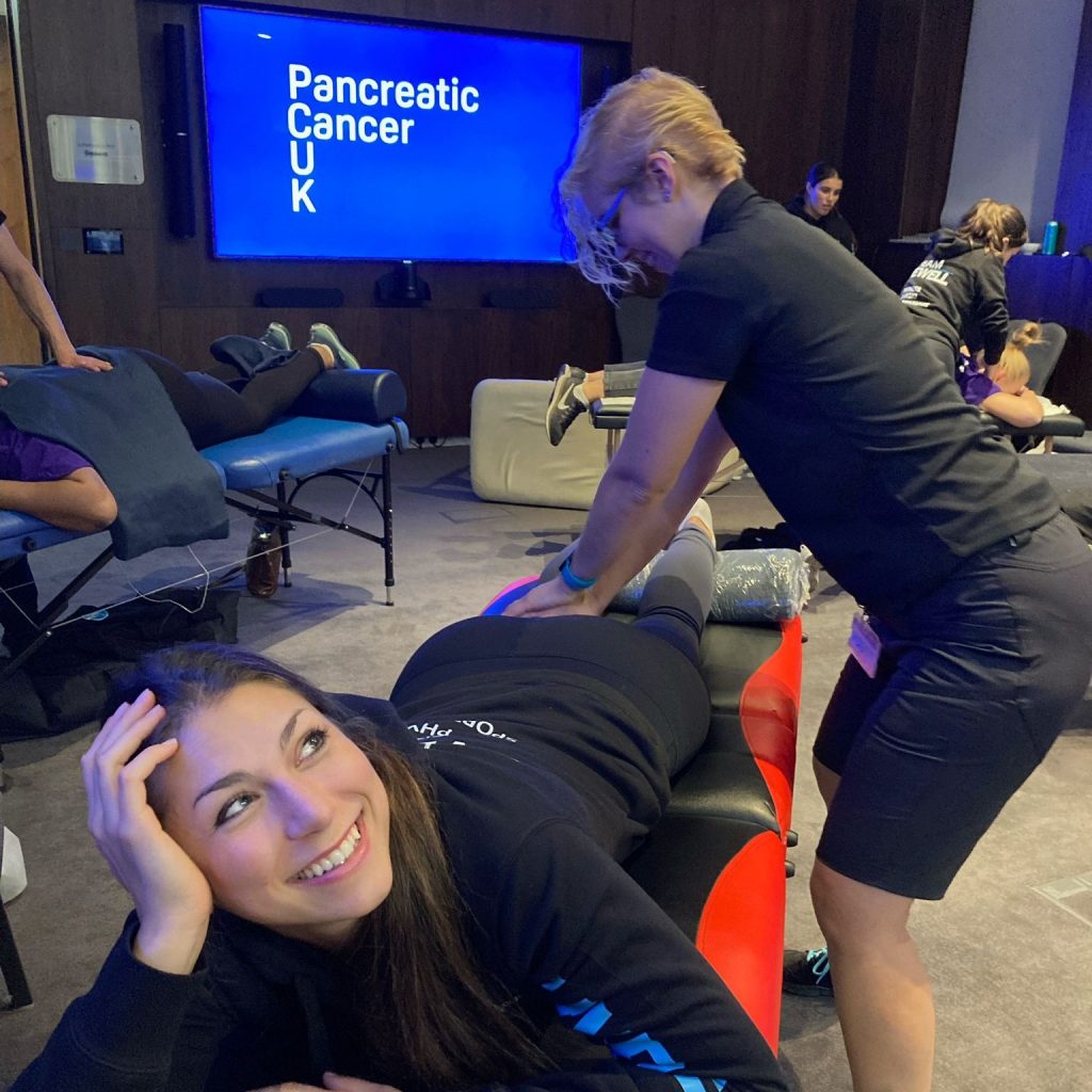event massage in london for pancreatic cancer uk 2