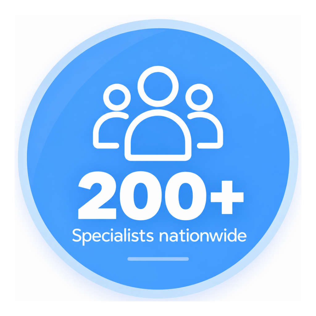 200 Specialists Nationwide